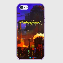 Чехол для iPhone 5/5S матовый Cyber Punk 2077