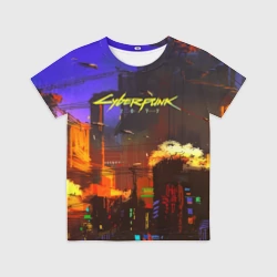 Детская футболка 3D Cyber Punk 2077