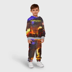 Детский костюм с толстовкой 3D Cyber Punk 2077 - фото 2