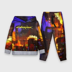 Детский костюм с толстовкой 3D Cyber Punk 2077