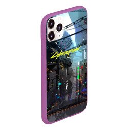 Чехол для iPhone 11 Pro Max матовый Cyber Punk 2077 - фото 2