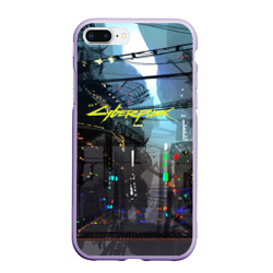 Чехол для iPhone 7Plus/8 Plus матовый Cyber Punk 2077