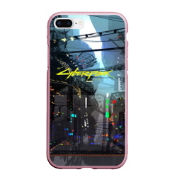 Чехол для iPhone 7Plus/8 Plus матовый Cyber Punk 2077