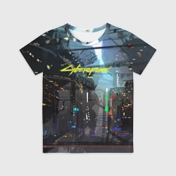 Детская футболка 3D Cyber Punk 2077