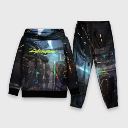 Детский костюм с толстовкой 3D Cyber Punk 2077