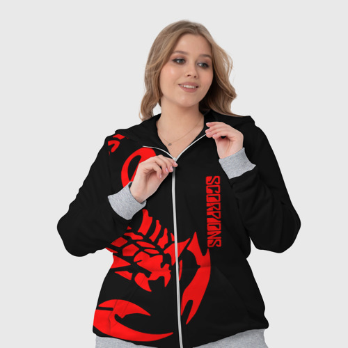 Женский костюм 3D Scorpions, цвет меланж - фото 7