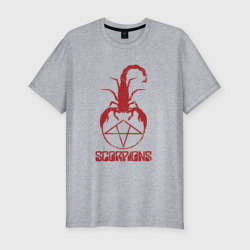 Мужская футболка хлопок Slim Scorpions