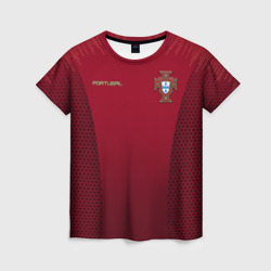 Женская футболка 3D Португалия форма с сеткой