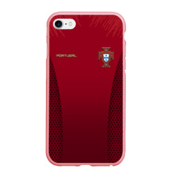 Чехол для iPhone 6/6S матовый Португалия форма с сеткой