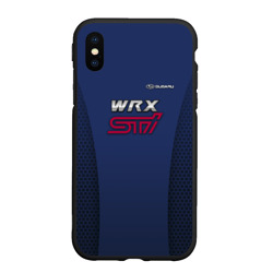 Чехол для iPhone XS Max матовый Subaru wrx sti