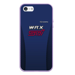 Чехол для iPhone 5/5S матовый Subaru wrx sti