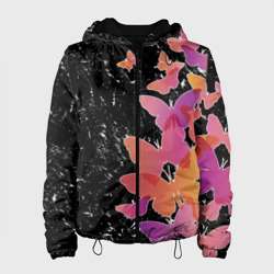 Женская куртка 3D Бабочки — это цветы