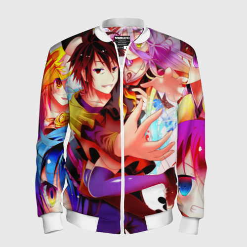 Мужской бомбер 3D No Game No Life Фото 01 Мужской бомбер 3D No Game No Life Фото 01