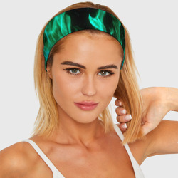 Повязка на голову 3D Cyberpunk 2077 пламя - фото 2