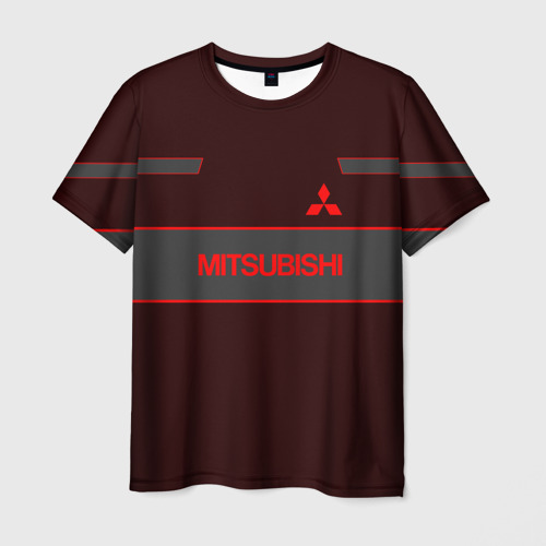 Мужская футболка 3D Mitsubishi