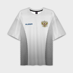 Мужская футболка oversize 3D Сборная России форма с сеткой