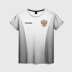 Женская футболка 3D Сборная России форма с сеткой