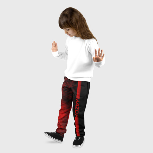 Детские брюки 3D Mazda, цвет 3D печать - фото 3
