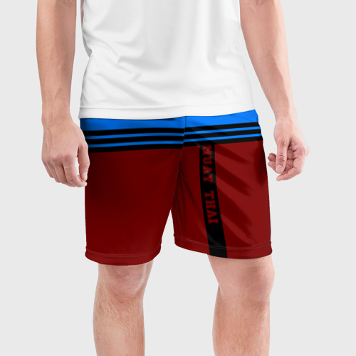 Мужские шорты спортивные Muay Thai, цвет 3D печать - фото 3