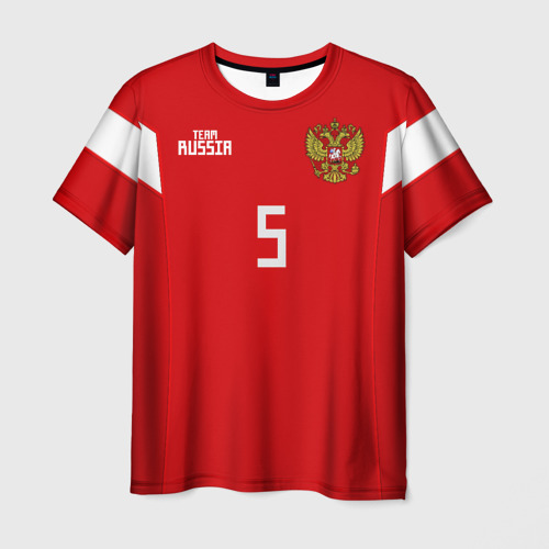 Мужская футболка 3D Сборная России Семенов