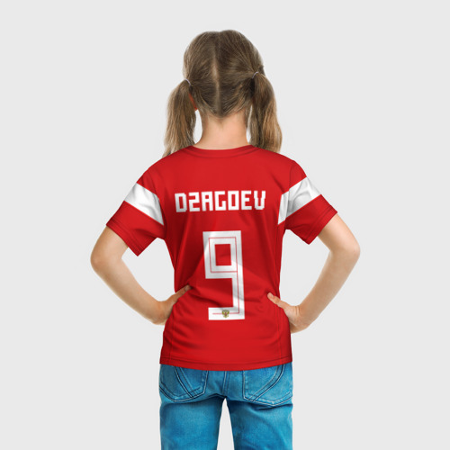 Детская футболка 3D Сборная России Дзагоев, цвет 3D печать - фото 6