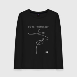 Женский лонгслив хлопок Love yourself