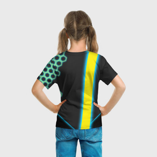 Детская футболка 3D CYBERPUNK 2077 SAMURAI, цвет 3D печать - фото 6