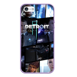 Чехол для iPhone 5/5S матовый Detroit Become Human