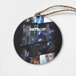 Деревянная игрушка круг Detroit Become Human