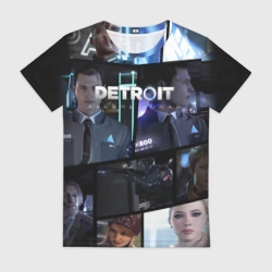 Женская футболка 3D Detroit Become Human