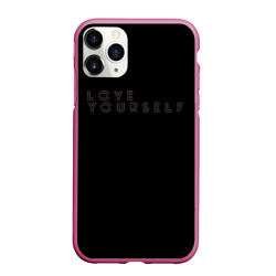 Чехол для iPhone 11 Pro матовый Love yourself 5