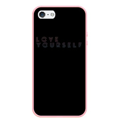 Чехол для iPhone 5/5S матовый Love yourself 5