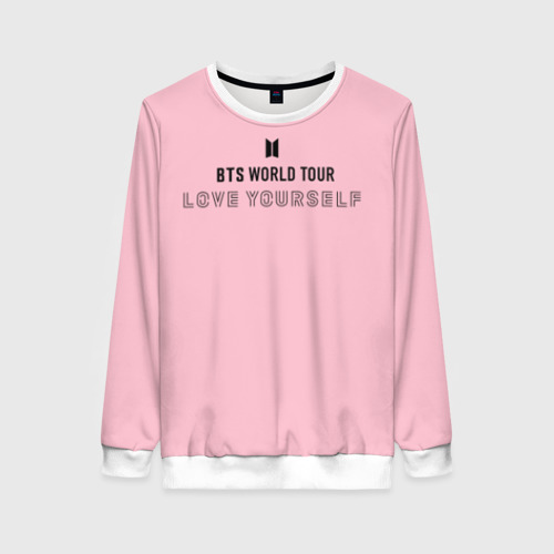 Женский свитшот 3D BTS WORLD TOUR, цвет 3D печать