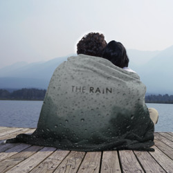 Плед с принтом The Rain для любого человека, вид спереди №3. Цвет основы: 3d (велсофт)
