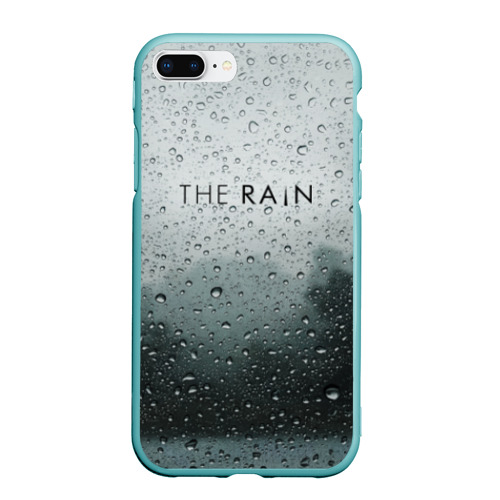 Чехол для iPhone 7Plus/8 Plus матовый The Rain, цвет мятный