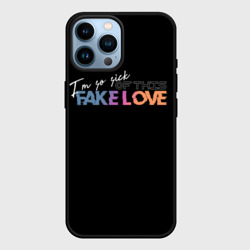 Чехол для iPhone 14 Pro Max Fake love
