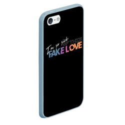 Чехол для iPhone 5/5S матовый Fake love - фото 2