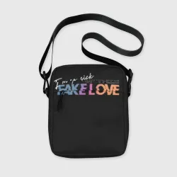 Сумка через плечо 3D Fake love