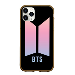 Чехол для iPhone 11 Pro Max матовый BTS logo gradiet