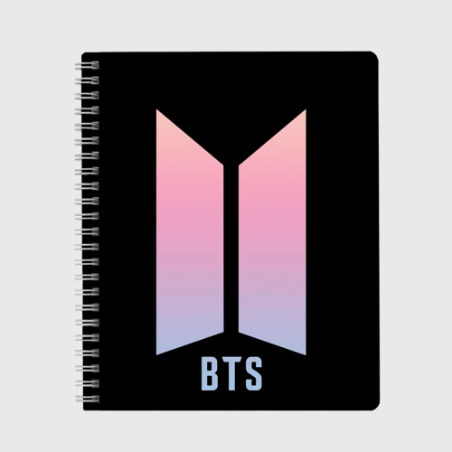 Тетрадь BTS logo gradiet