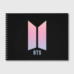 Альбом для рисования BTS logo gradiet