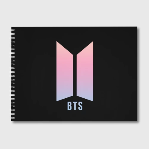 Альбом для рисования BTS logo gradiet