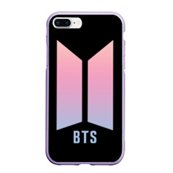 Чехол для iPhone 7Plus/8 Plus матовый BTS logo gradiet