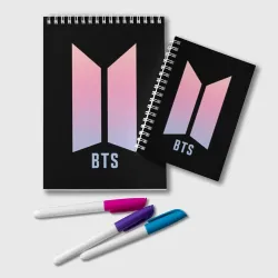 Блокнот BTS logo gradiet