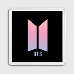 Магнит 55*55 BTS logo gradiet