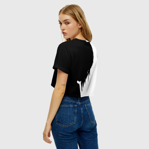 Женская футболка Crop-top 3D Skillet, цвет 3D печать - фото 5
