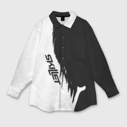 Мужская рубашка oversize 3D Skillet