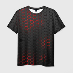 Неоновая стальная броня – Мужская футболка 3D с принтом купить со скидкой в -26%