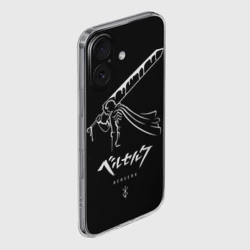 Чехол для iPhone 16 силиконовый с защитой камеры Berserk. minimal - фото 2