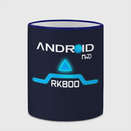 Кружка с полной запечаткой Android RK800 Connor, цвет Кант синий - фото 4